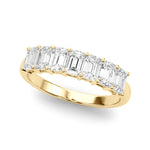 1 3/4 ct tw Lab Grown Diamond Wedding Band in 14K Yellow Gold