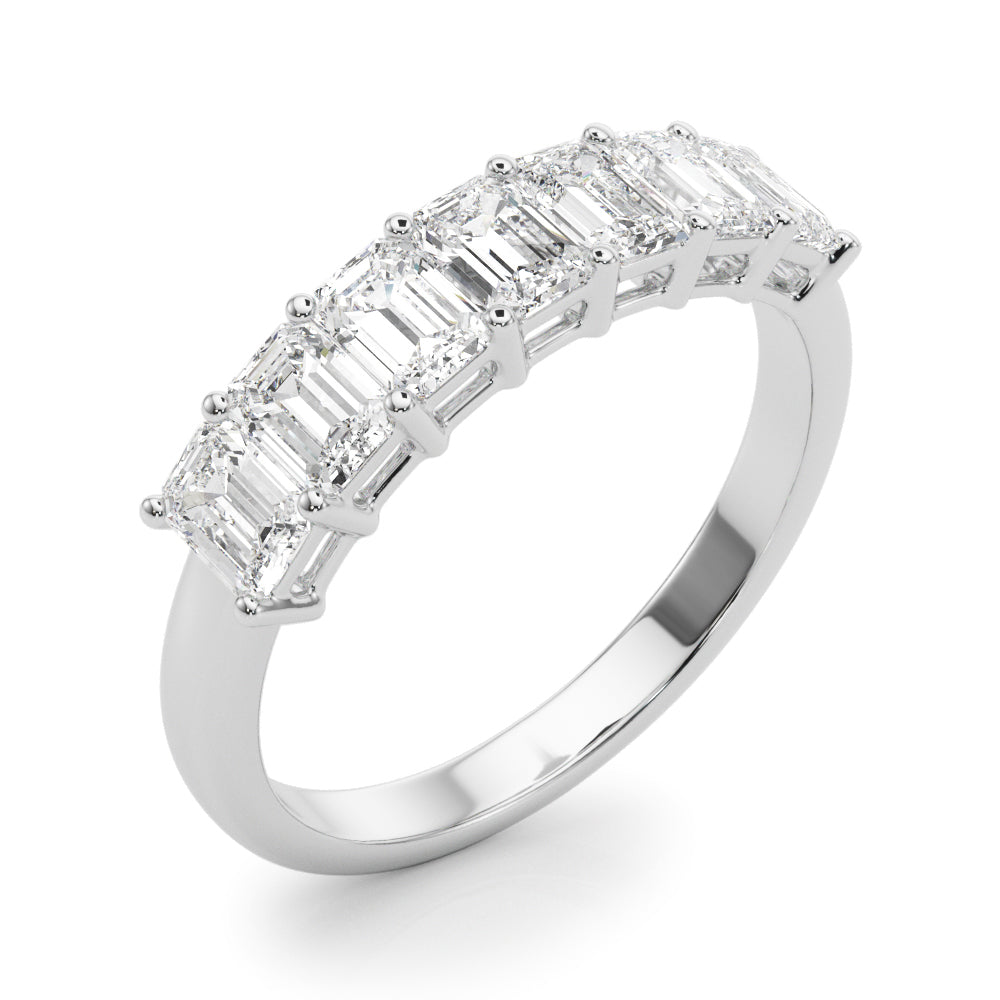 2 1/6 ct tw Lab Grown Diamond Wedding Band in 14K White Gold