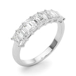 1 ct tw Lab Grown Diamond Wedding Band in 14K White Gold