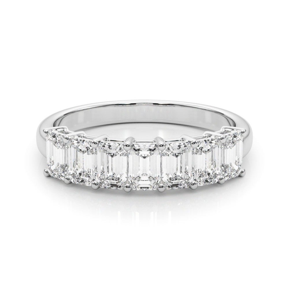 1 3/4 ct tw Lab Grown Diamond Wedding Band in 14K White Gold