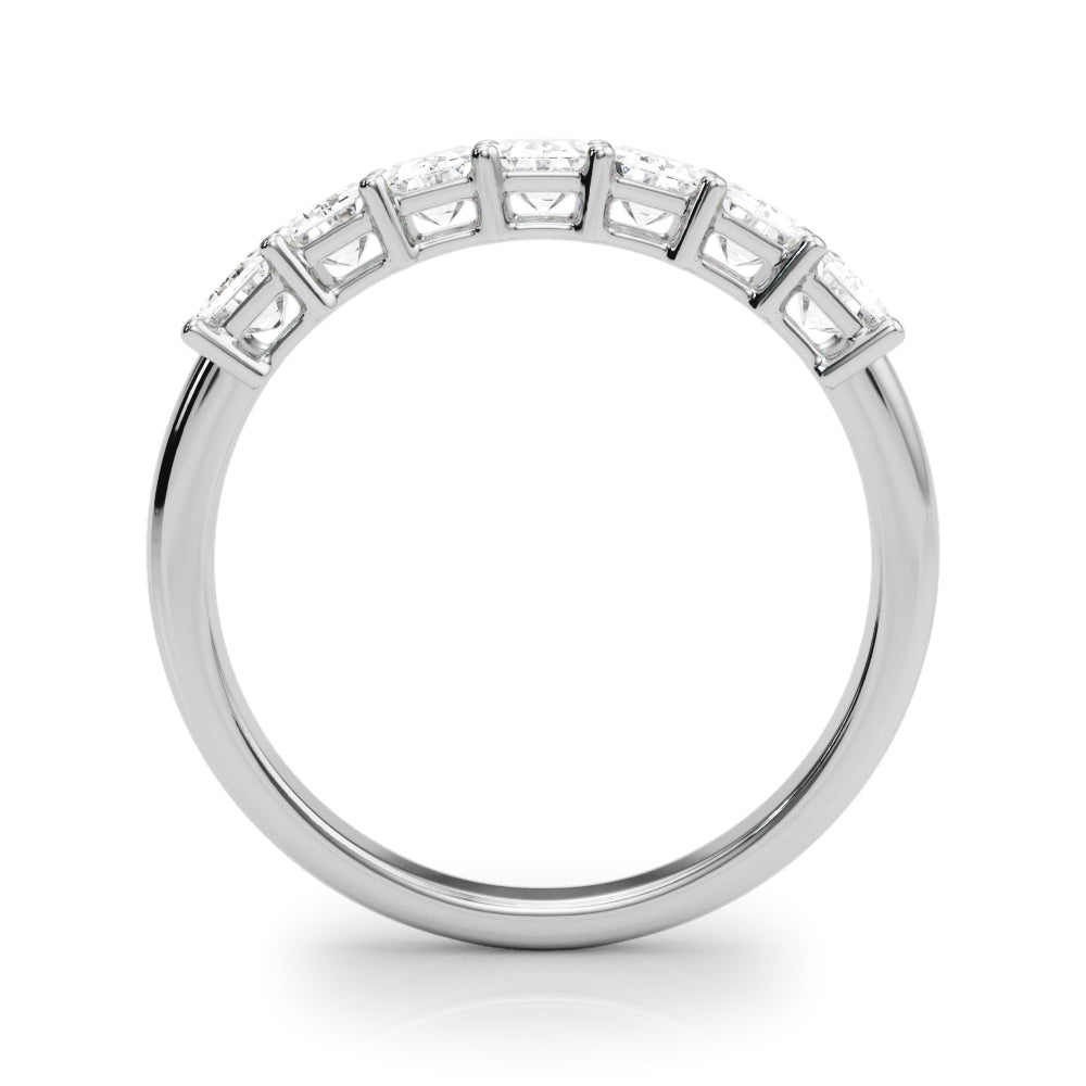 2 1/6 ct tw Lab Grown Diamond Wedding Band in 14K White Gold