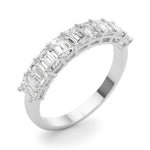 1 7/8 ct tw Lab Grown Diamond Wedding Band in 14K White Gold