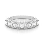 1 7/8 ct tw Lab Grown Diamond Wedding Band in 14K White Gold