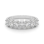 1 ct tw Lab Grown Diamond Wedding Band in 14K White Gold