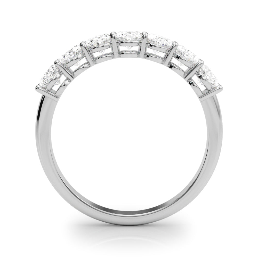 1 5/8 ct tw Lab Grown Diamond Wedding Band in 14K White Gold