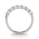2 ct tw Lab Grown Diamond Wedding Band in 14K White Gold