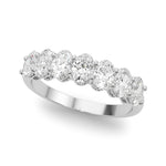 1 ct tw Lab Grown Diamond Wedding Band in 14K White Gold