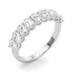 1 ct tw Lab Grown Diamond Wedding Band in 14K White Gold