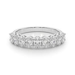1 ct tw Lab Grown Diamond Wedding Band in 14K White Gold