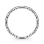 1/2 ct tw Lab Grown Diamond Wedding Band in 14K White Gold