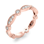 1/3 ct tw Lab Grown Diamond Ring in 14K Rose Gold