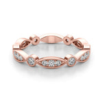 1/3 ct tw Lab Grown Diamond Ring in 14K Rose Gold