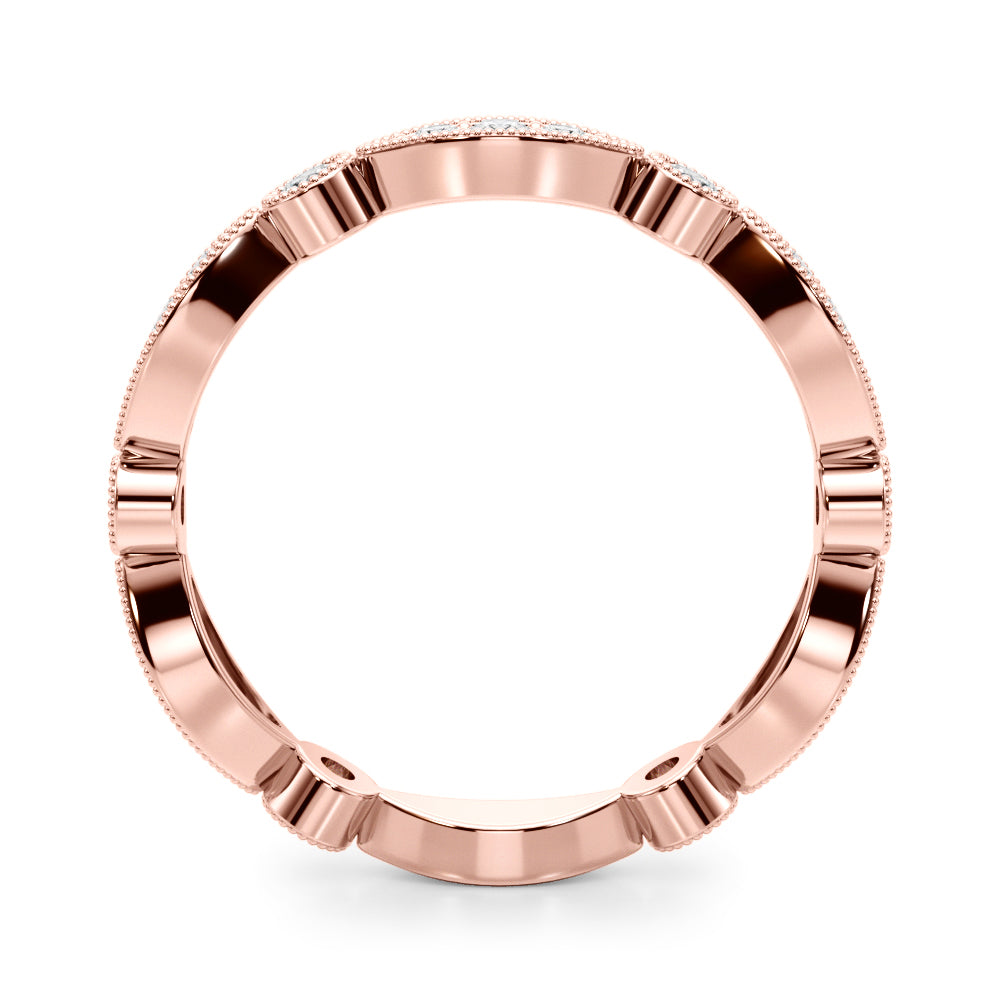 1/3 ct tw Lab Grown Diamond Ring in 14K Rose Gold