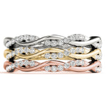 1/5 ct tw Lab Grown Diamond Wedding Band in 14K White Gold