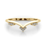 1/15 ct tw Lab Grown Diamond Wedding Band in 14K Yellow Gold