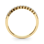 3/8 ct tw Lab Grown Diamond Wedding Band in 14K Yellow Gold
