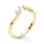 1/4 ct tw Lab Grown Diamond Ring in 14K Yellow Gold