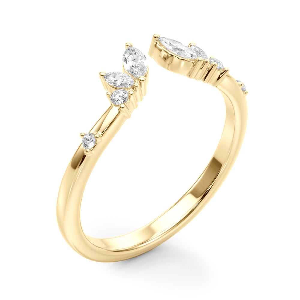 1/4 ct tw Lab Grown Diamond Ring in 14K Yellow Gold