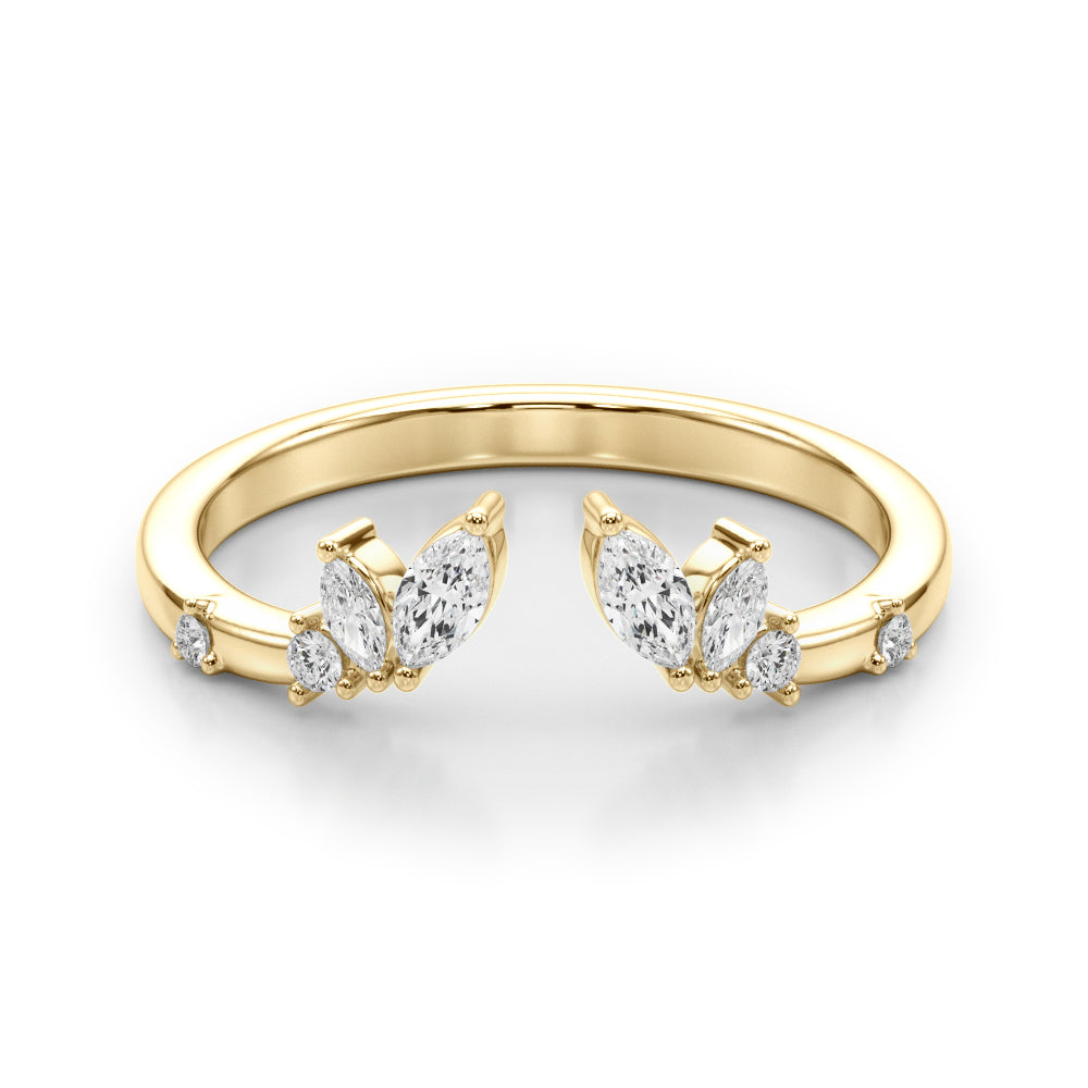 1/4 ct tw Lab Grown Diamond Ring in 14K Yellow Gold