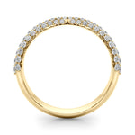 1/2 ct tw Lab Grown Diamond Wedding Band in 14K Yellow Gold