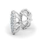 3/4 ct tw Lab Grown Diamond Earrings in 14K White Gold