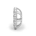 3/4 ct tw Lab Grown Diamond Earrings in 14K White Gold