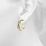 1 ct tw Lab Grown Diamond Earrings in 14K Yellow Gold