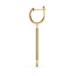 1/5 ct tw Lab Grown Diamond Earrings in 14K Yellow Gold