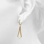 1/5 ct tw Lab Grown Diamond Earrings in 14K Yellow Gold