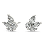 1 ct tw Lab Grown Diamond Earrings in 14K White Gold
