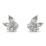 1 ct tw Lab Grown Diamond Earrings in 14K White Gold