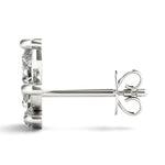 1 ct tw Lab Grown Diamond Earrings in 14K White Gold