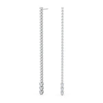 2 1/5 ct tw Lab Grown Diamond Earrings in 14K White Gold