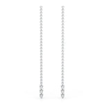2 1/5 ct tw Lab Grown Diamond Earrings in 14K White Gold