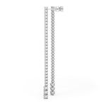 2 1/5 ct tw Lab Grown Diamond Earrings in 14K White Gold