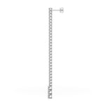 2 1/5 ct tw Lab Grown Diamond Earrings in 14K White Gold