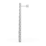 4 1/2 ct tw Lab Grown Diamond Earrings in 14K White Gold