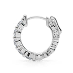 1 5/8 ct tw Lab Grown Diamond Earrings in 14K White Gold