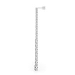 3 1/5 ct tw Lab Grown Diamond Earrings in 14K White Gold
