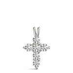 3/4 ct tw Lab Grown Diamond Necklace in 14K White Gold