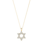 5/8 ct tw Lab Grown Diamond Necklace in 14K Yellow Gold