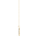 5/8 ct tw Lab Grown Diamond Necklace in 14K Yellow Gold