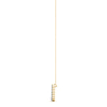 1 1/2 ct tw Lab Grown Diamond Necklace in 14K Yellow Gold
