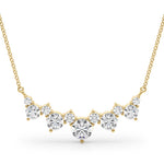7/8 ct tw Lab Grown Diamond Necklace in 14K Yellow Gold