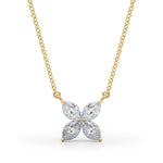 1/4 ct tw Lab Grown Diamond Necklace in 14K Yellow Gold