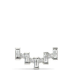 5/8 ct tw Lab Grown Diamond Necklace in 14K White Gold