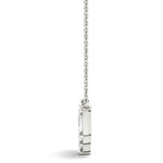 5/8 ct tw Lab Grown Diamond Necklace in 14K White Gold