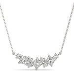 5/8 ct tw Lab Grown Diamond Necklace in 14K White Gold