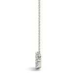 5/8 ct tw Lab Grown Diamond Necklace in 14K White Gold