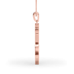 3/8 ct tw Lab Grown Diamond Necklace in 14K Rose Gold